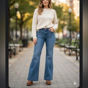 CAbi Malibu Flare women’s Jeans size 6